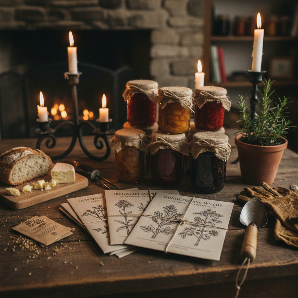 Ironwood & Willow Provisions rustic homestead setting